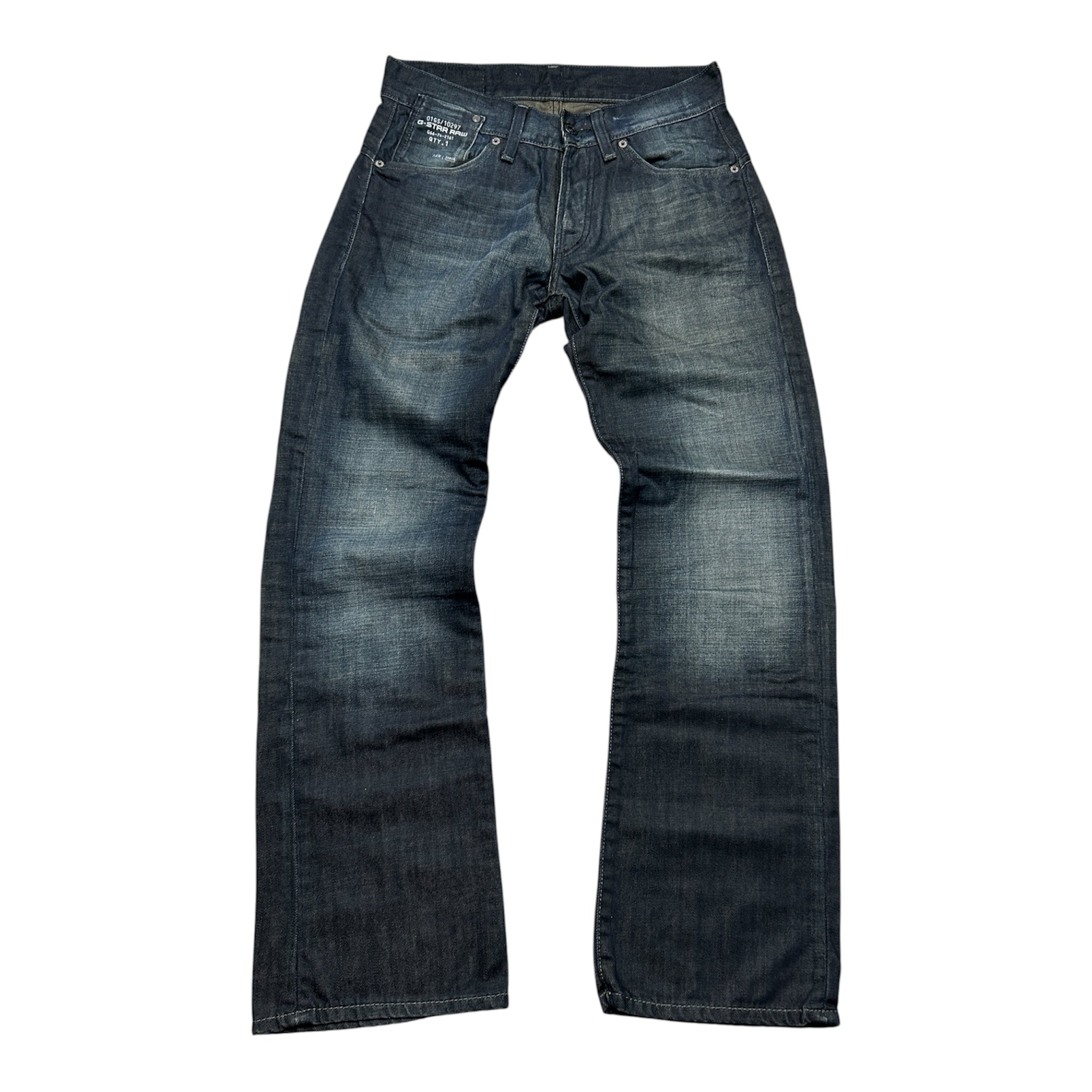 Washed G Star Straight Jeans (W29 L32, S)