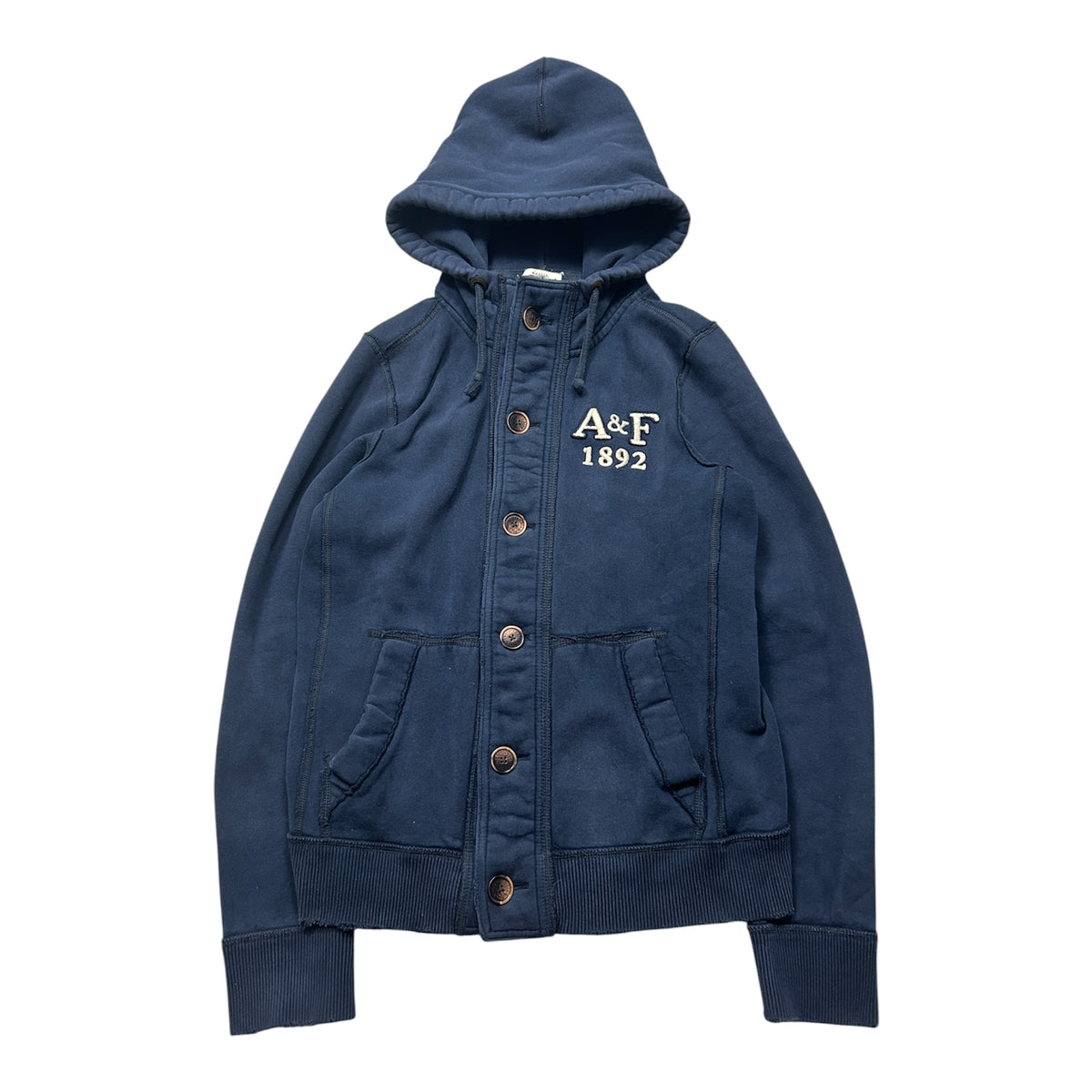 Abercrombie & Fitch Heavy Button Up Sweatetjacket (M)