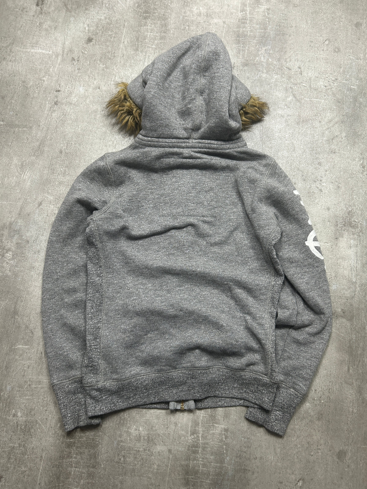 Rare Superdry Fur Zipper (S)