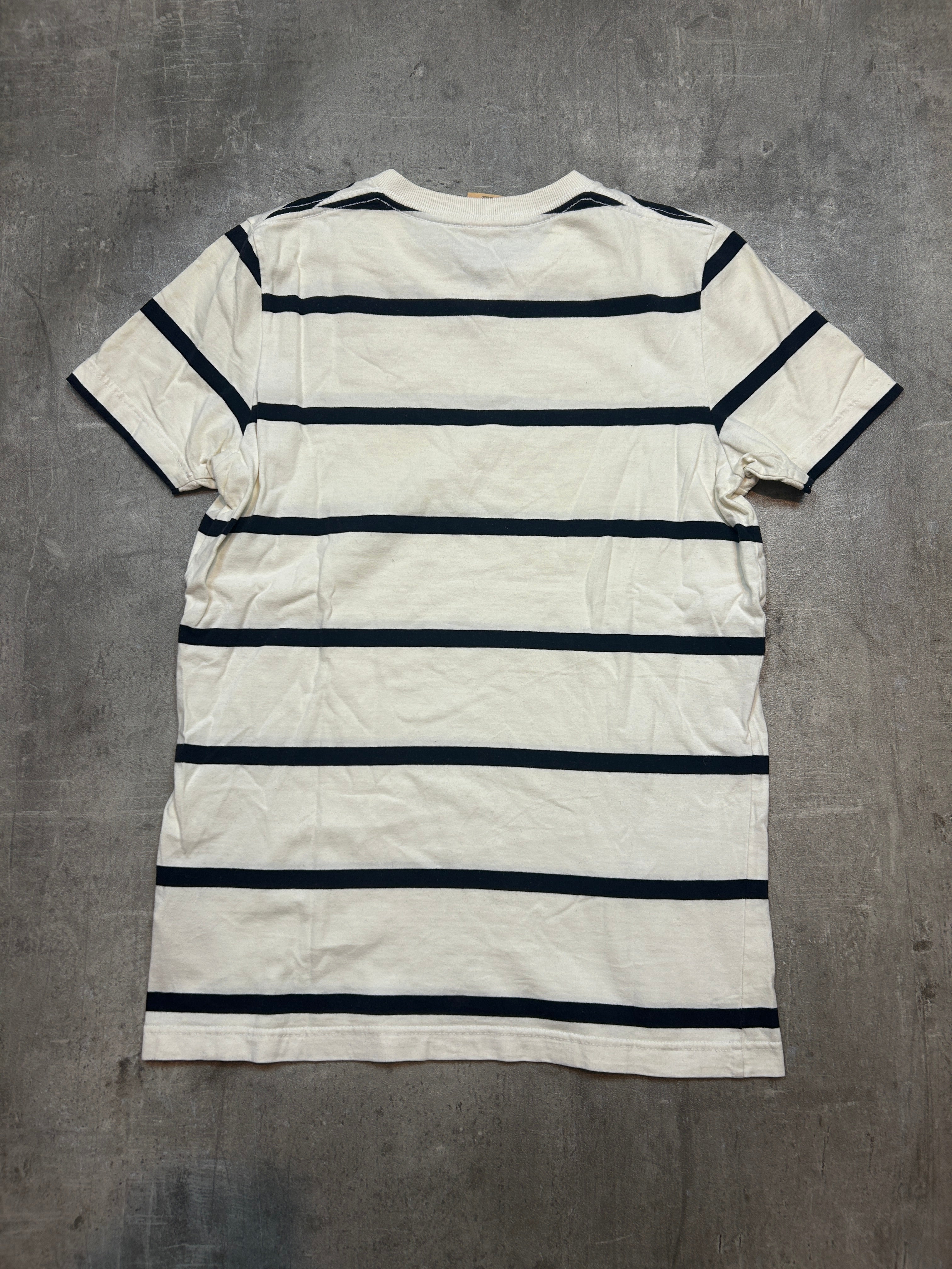 striped Hollister V-Neck T-Shirt (M)