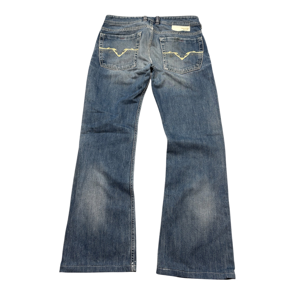 Diesel Backprint Bootcut Jeans (W31 L30, S)