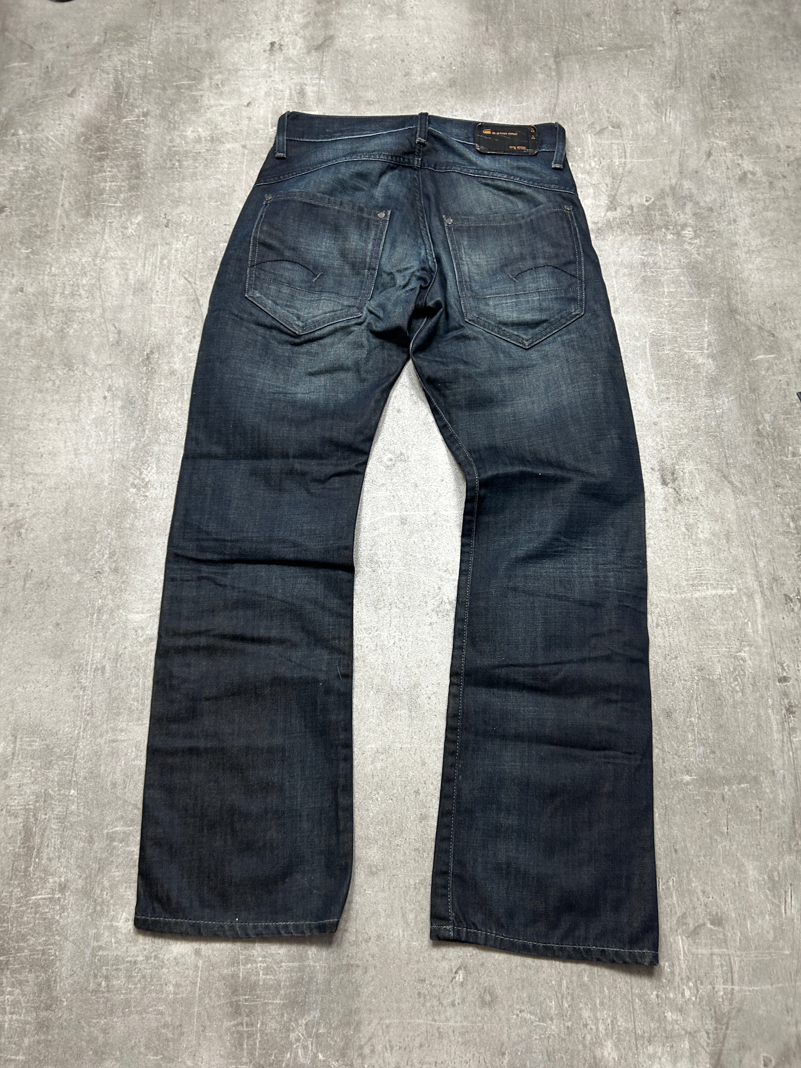Washed G Star Straight Jeans (W29 L32, S)