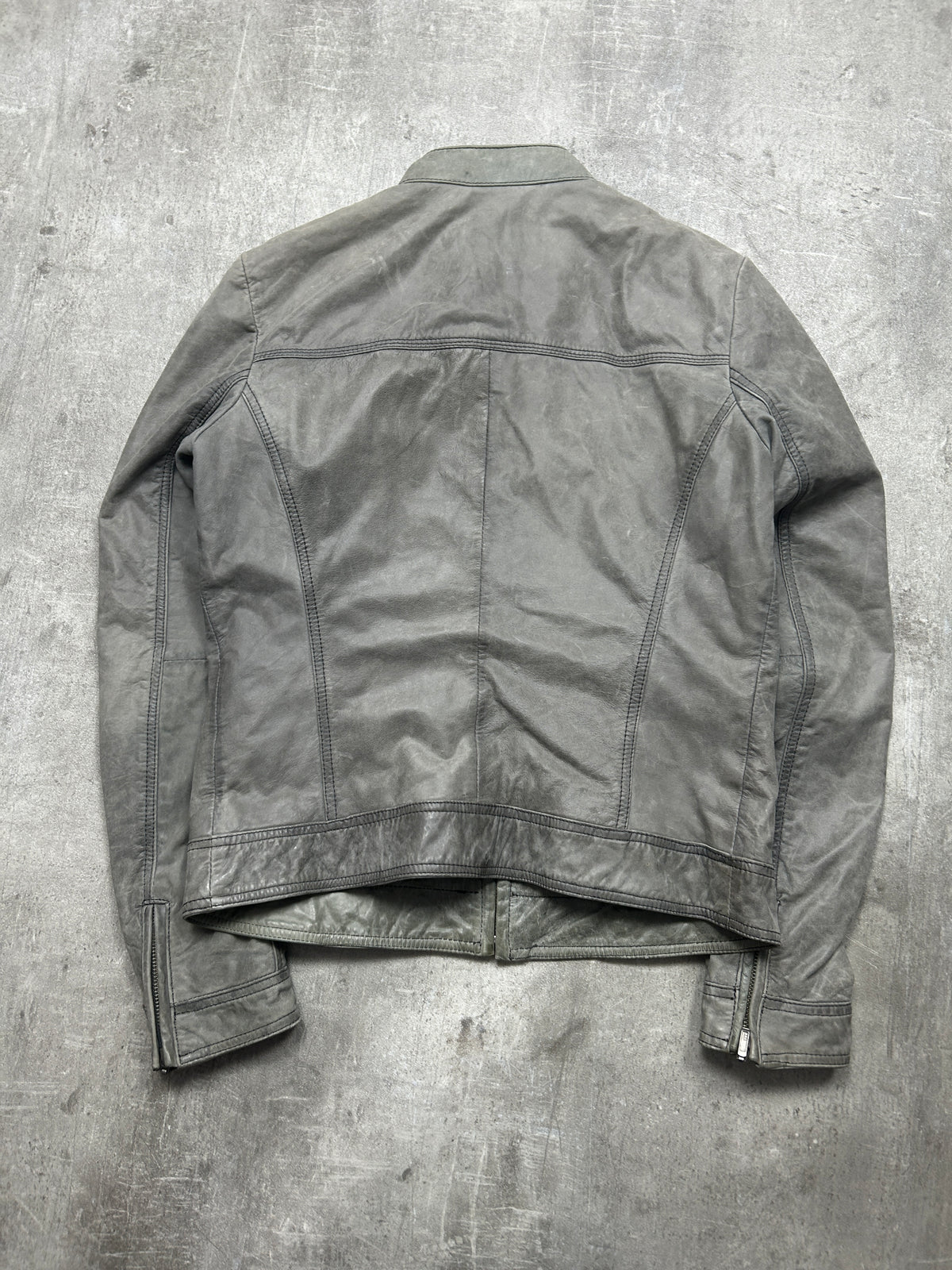 Mango Real Leather Jacket (S)