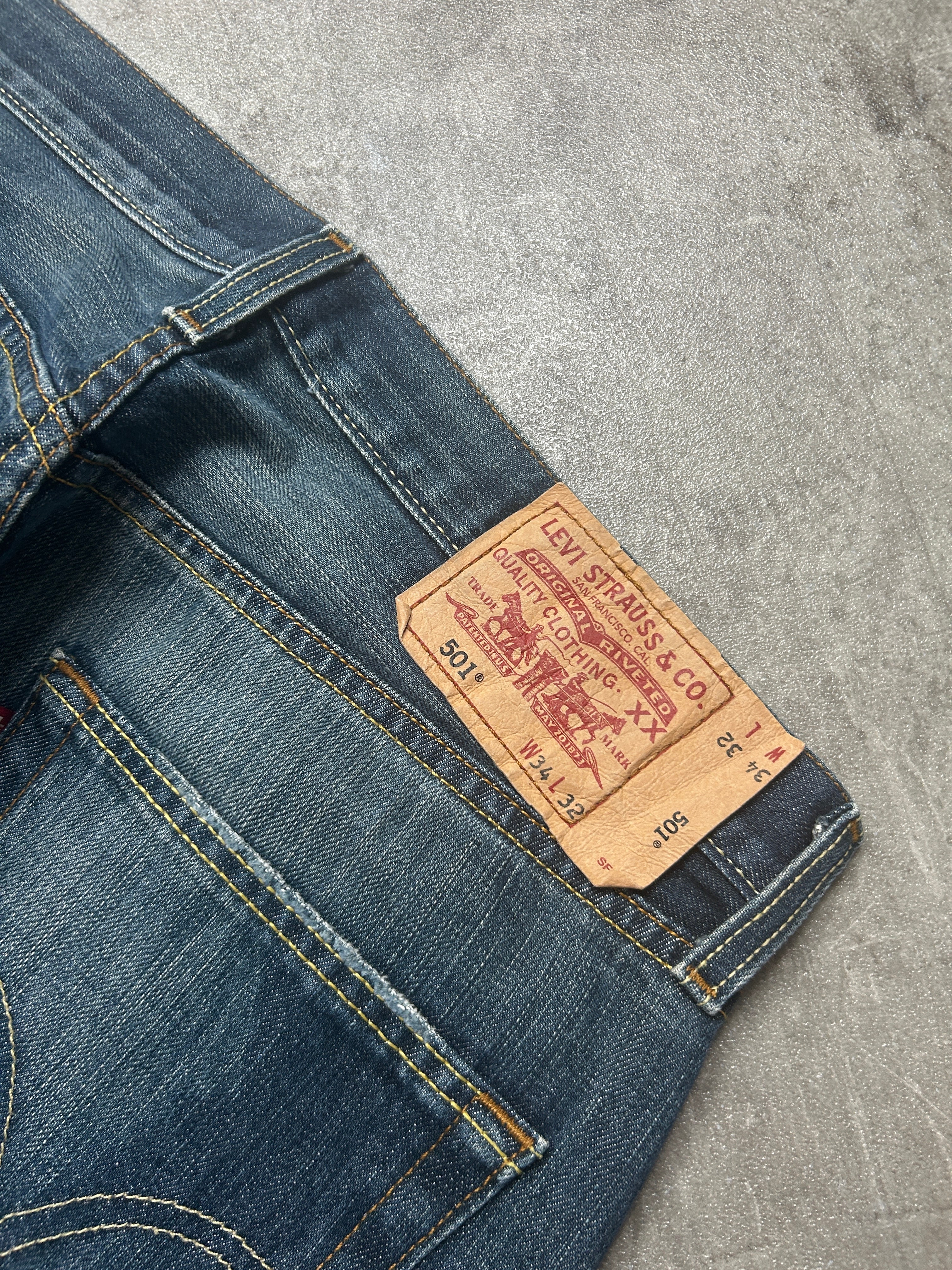 washed Levi’s 501