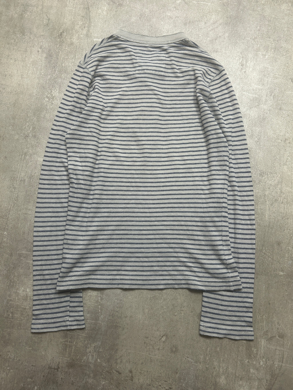 striped Hollister Henley Longsleeve (S)