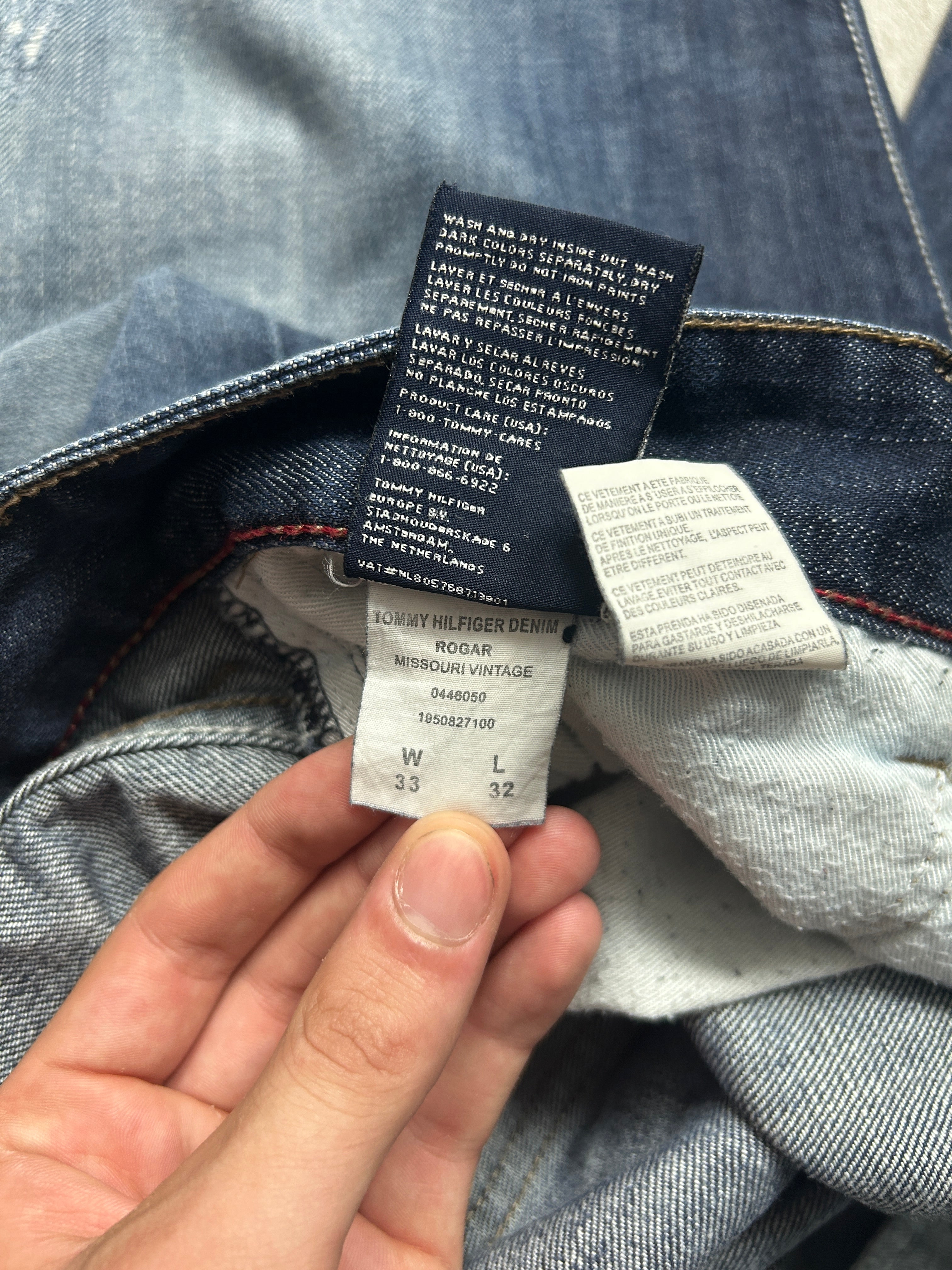 Straight washed Tommy Hilfiger Jeans (W33 L32, M)