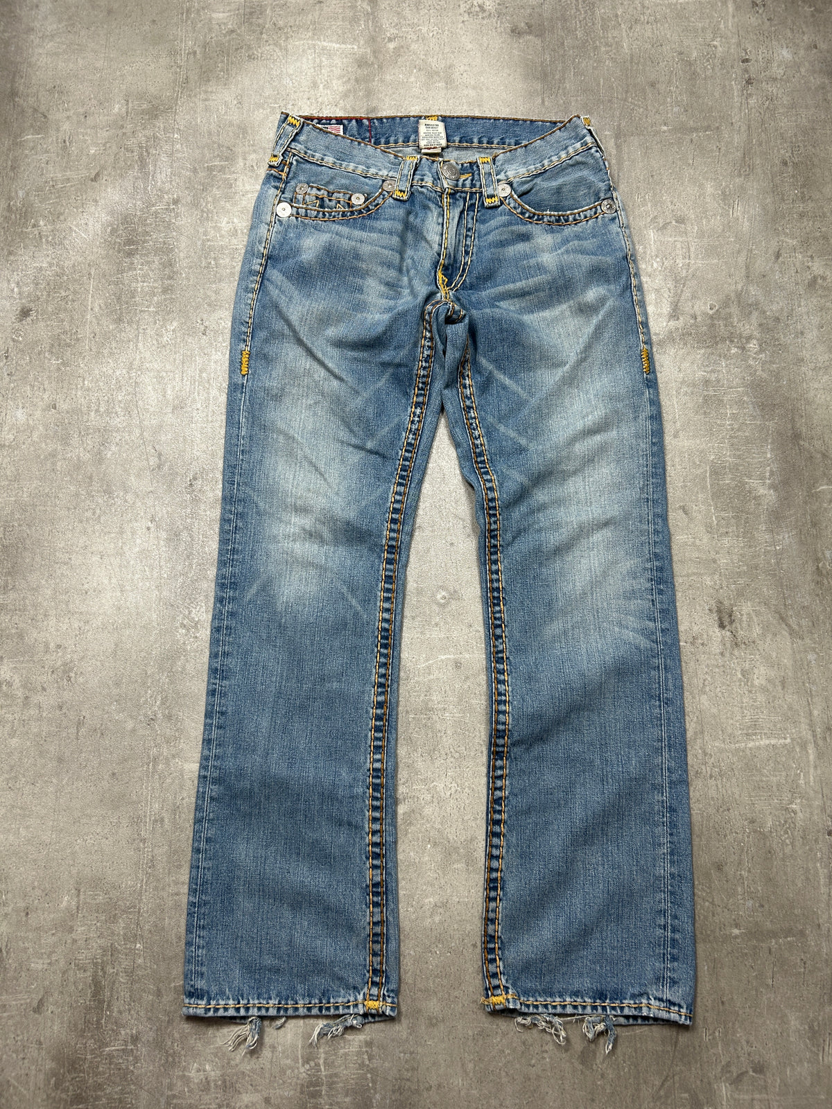 True Religion Bobby Straight Jeans (W33 L33, M-L)