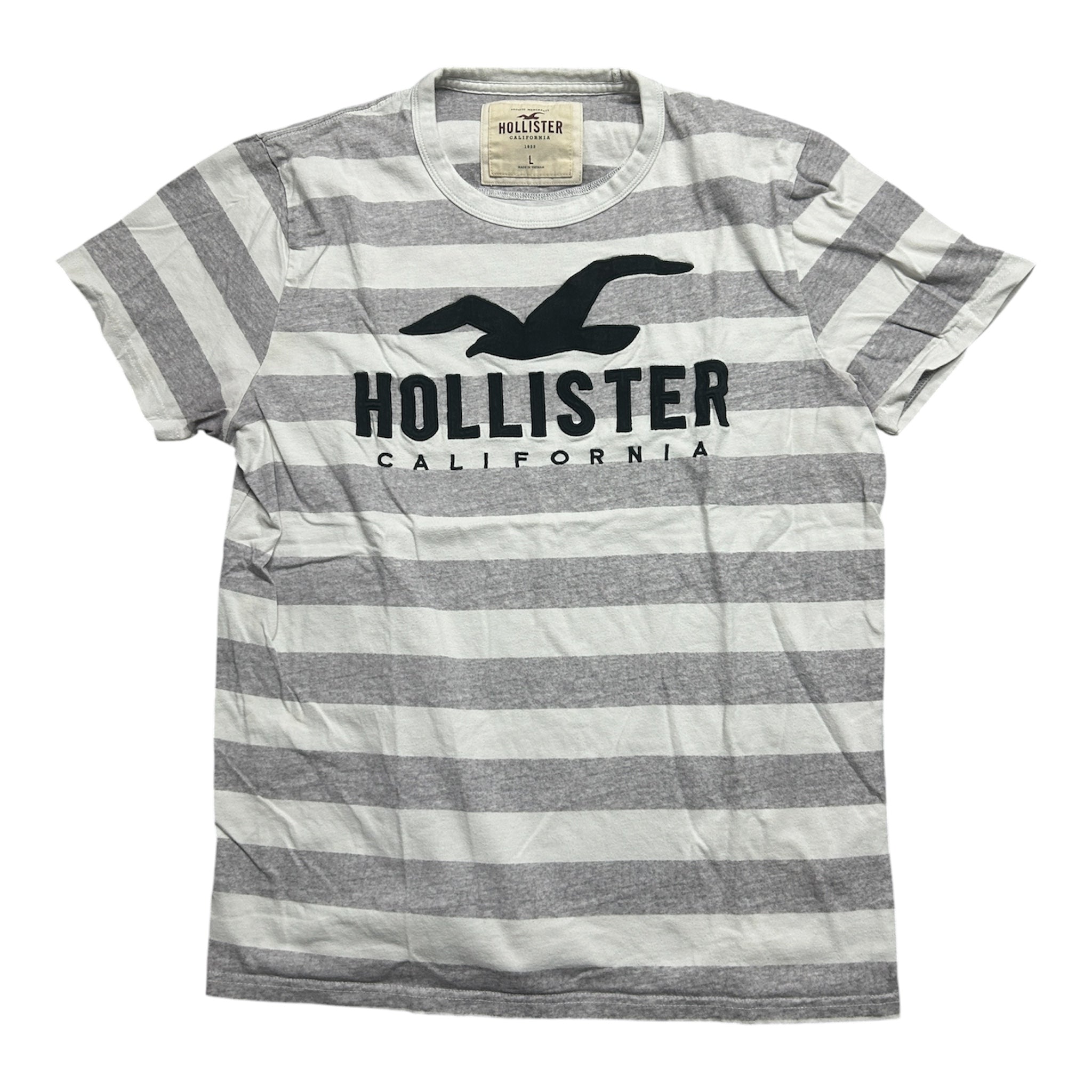 striped Hollister T-Shirt (L)