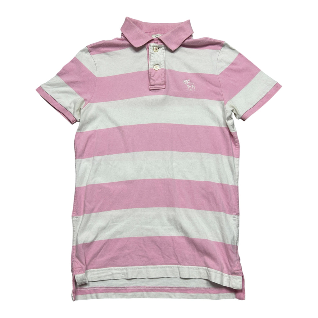 striped Abercrombie & Fitch Muskel Polo (M)