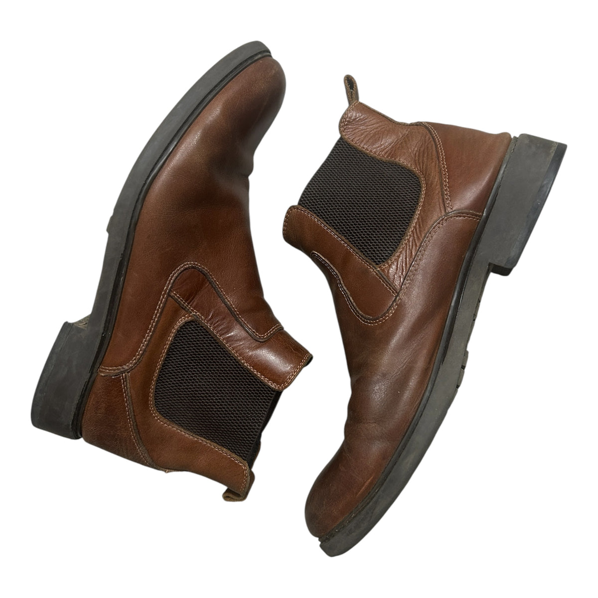 Brown Leather Chelsea Boots (9.5 / 43)