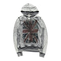 Pepe Jeans cropped UK Flag Hoodie (M)