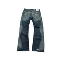 rare crazy washed Levis Blue Star Collection Jeans from 2001 (W33 L33, M-L)