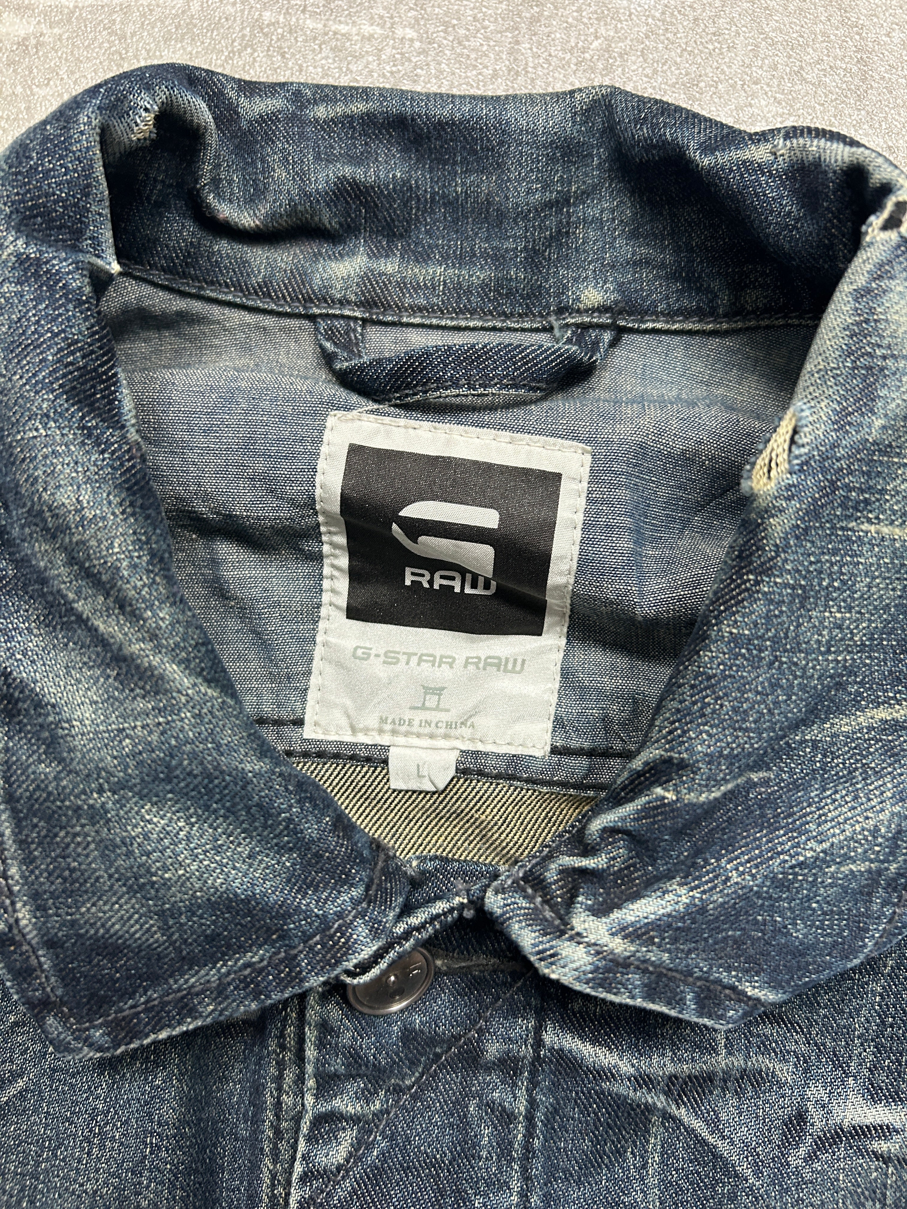 washed G Star Jeans Jacket (M)