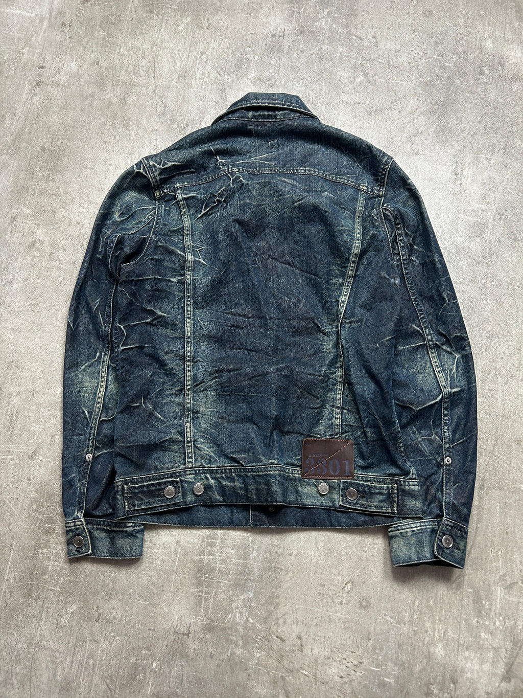 washed G Star Jeans Jacket (M)