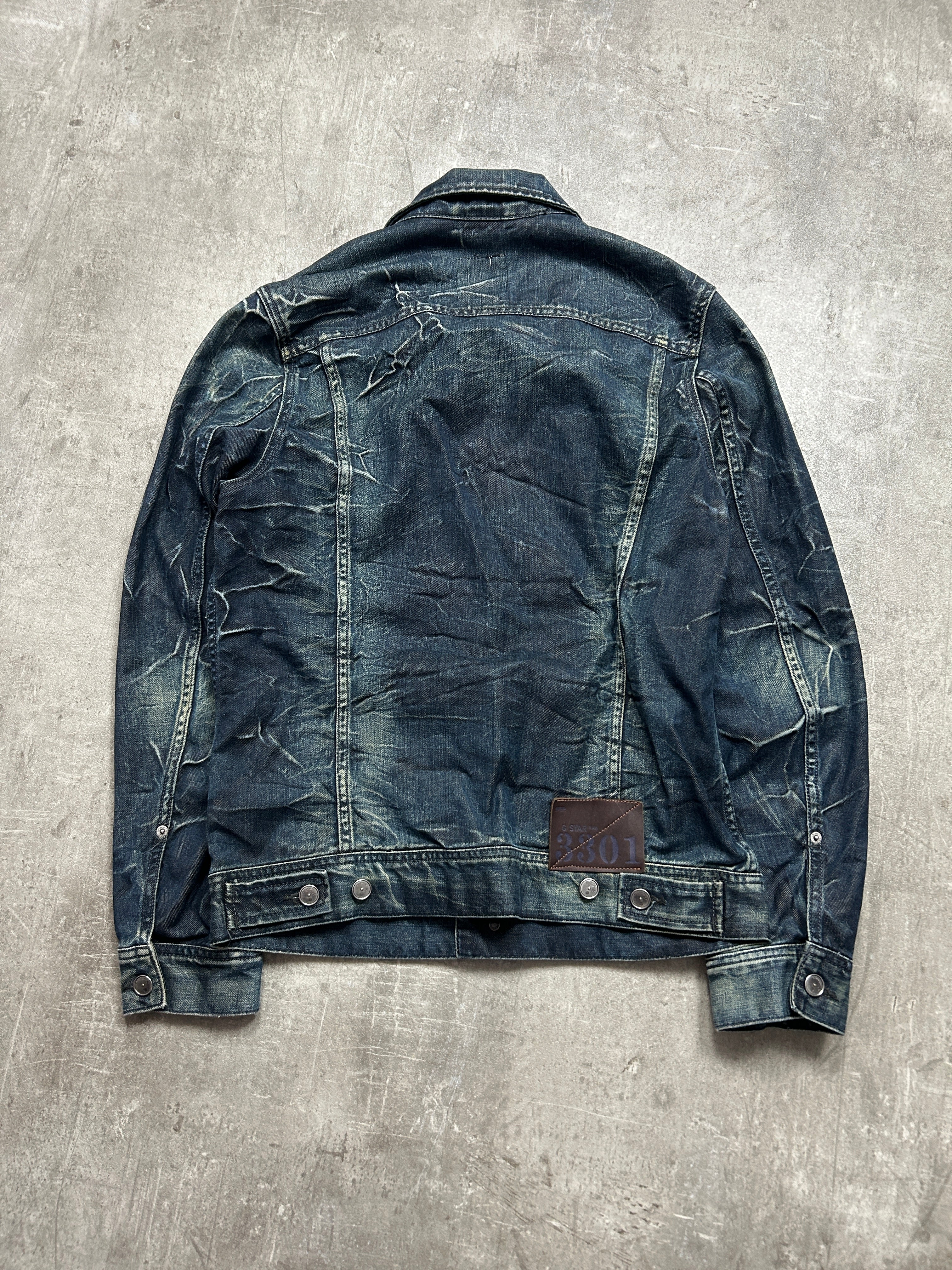 washed G Star Jeans Jacket (M)