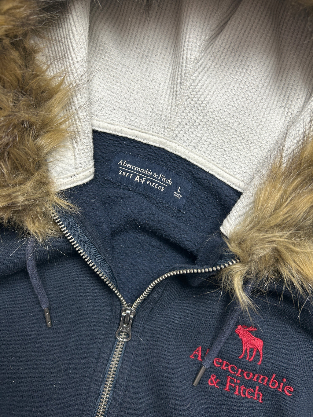 Abercrombie & Fitch Fur Zipper (L)