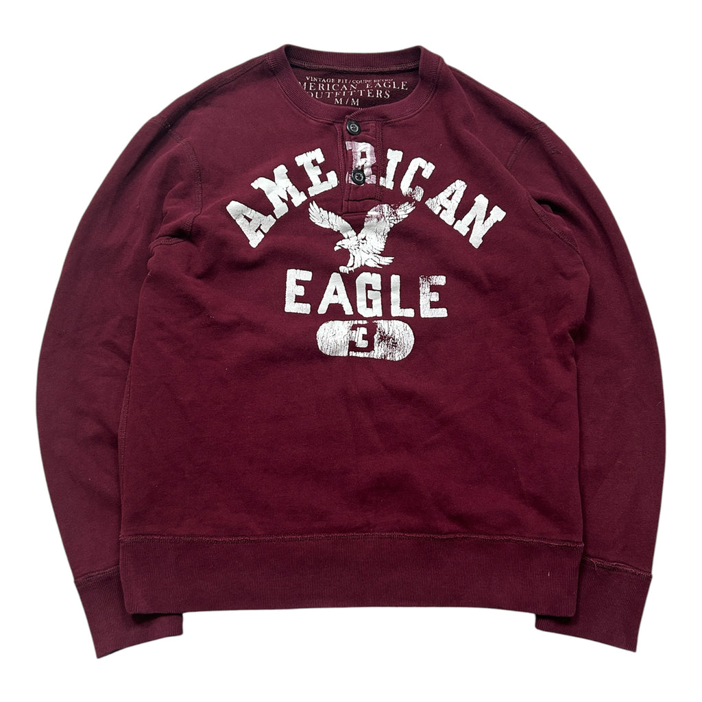 American Eagle Henley Sweater (M)