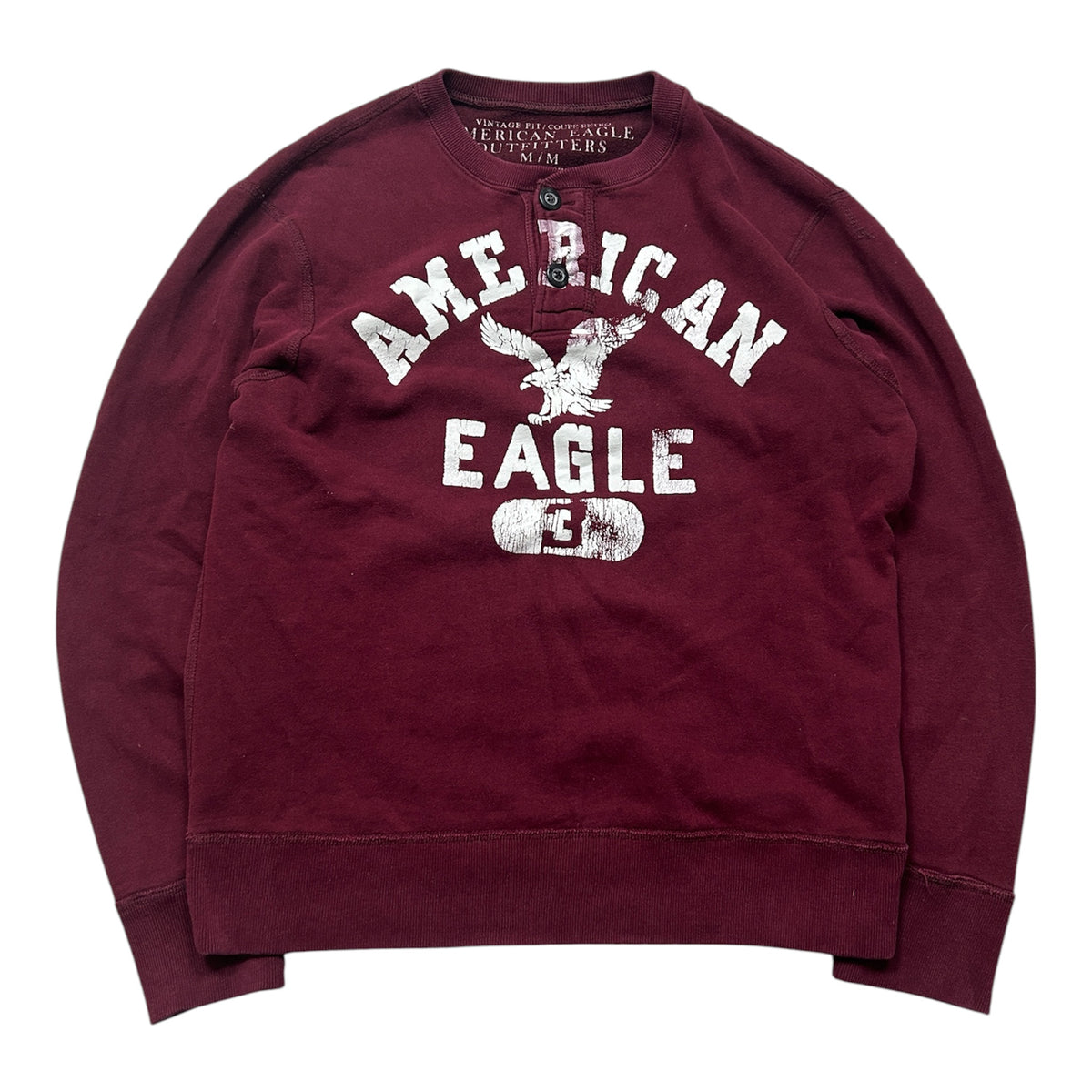 American Eagle Henley Sweater (M)
