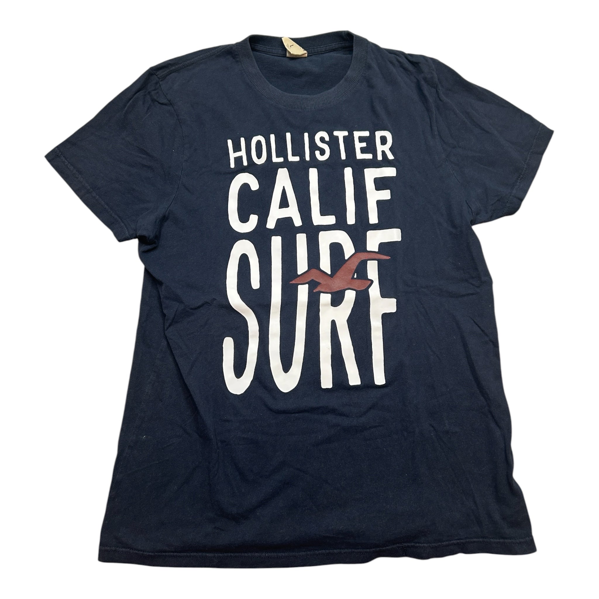 Hollister Print T-Shirt (L)