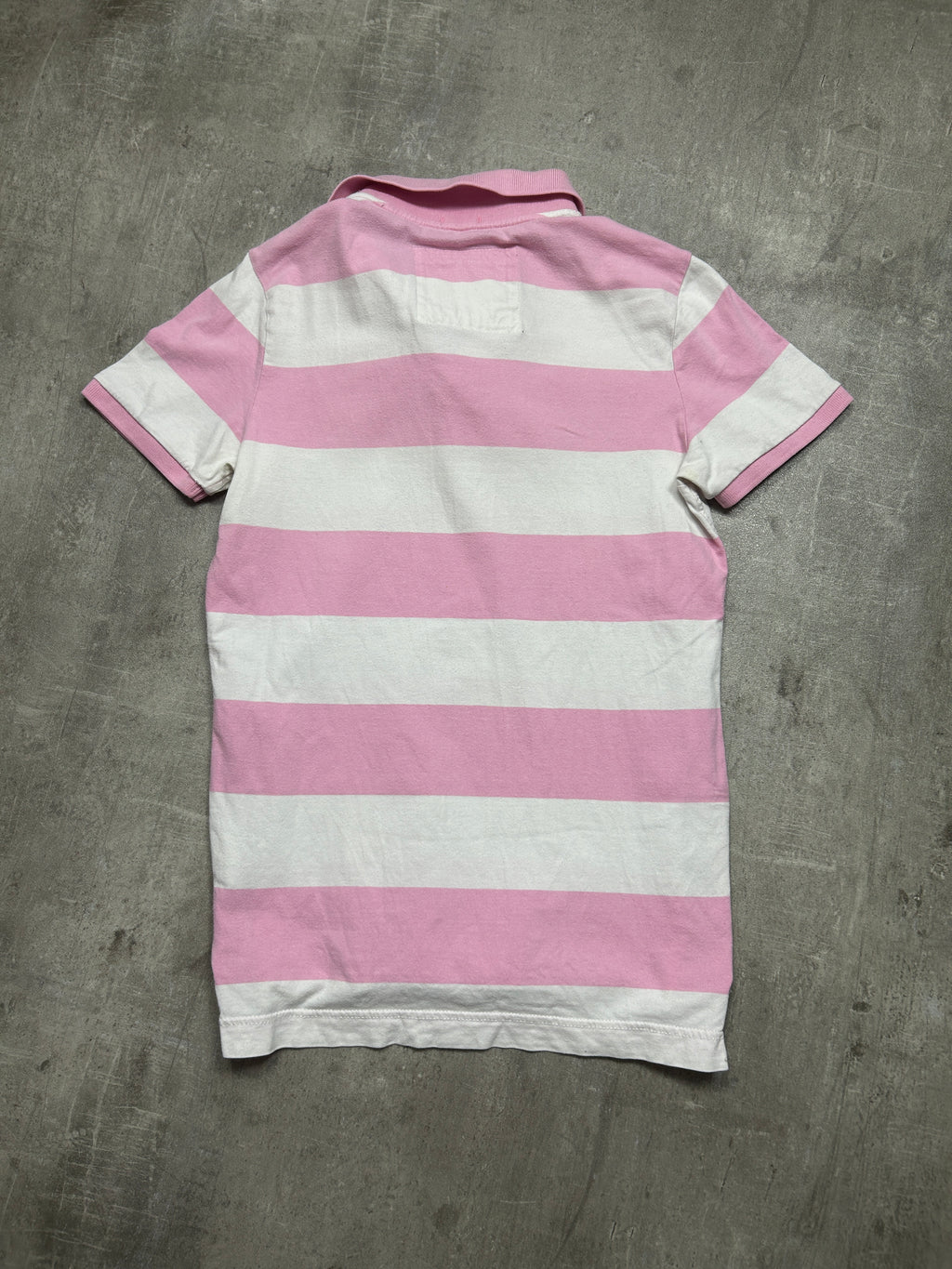 striped Abercrombie & Fitch Muskel Polo (M)