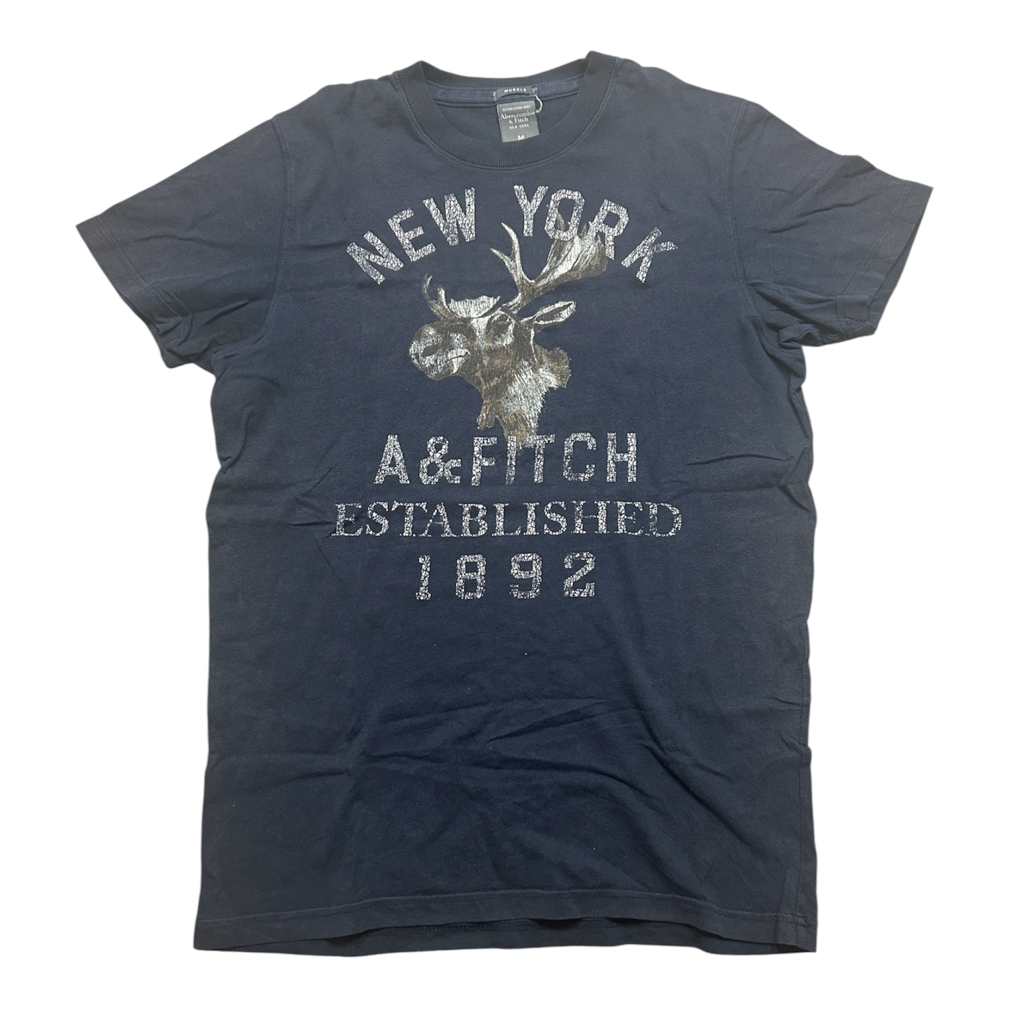 Vintage Abercrombie & Fitch Muscle T-Shirt (M)