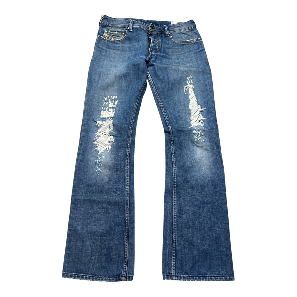 distressed Diesel Zathan Bootcut (W31 L32, S-M)