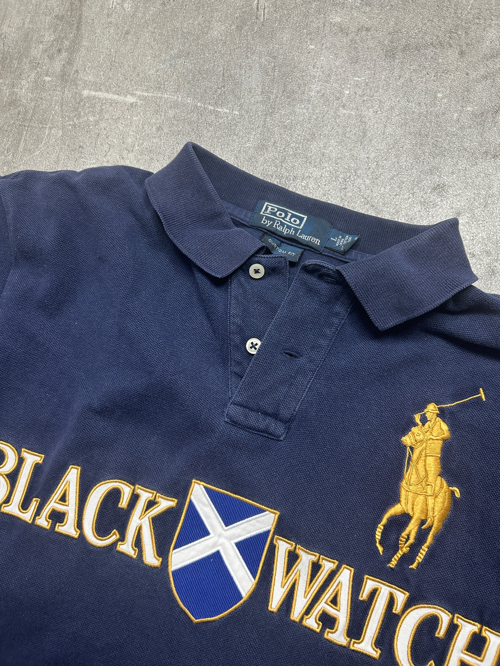 Vintage Ralph Lauren Chief Keef big Pony Polo (L-XL)