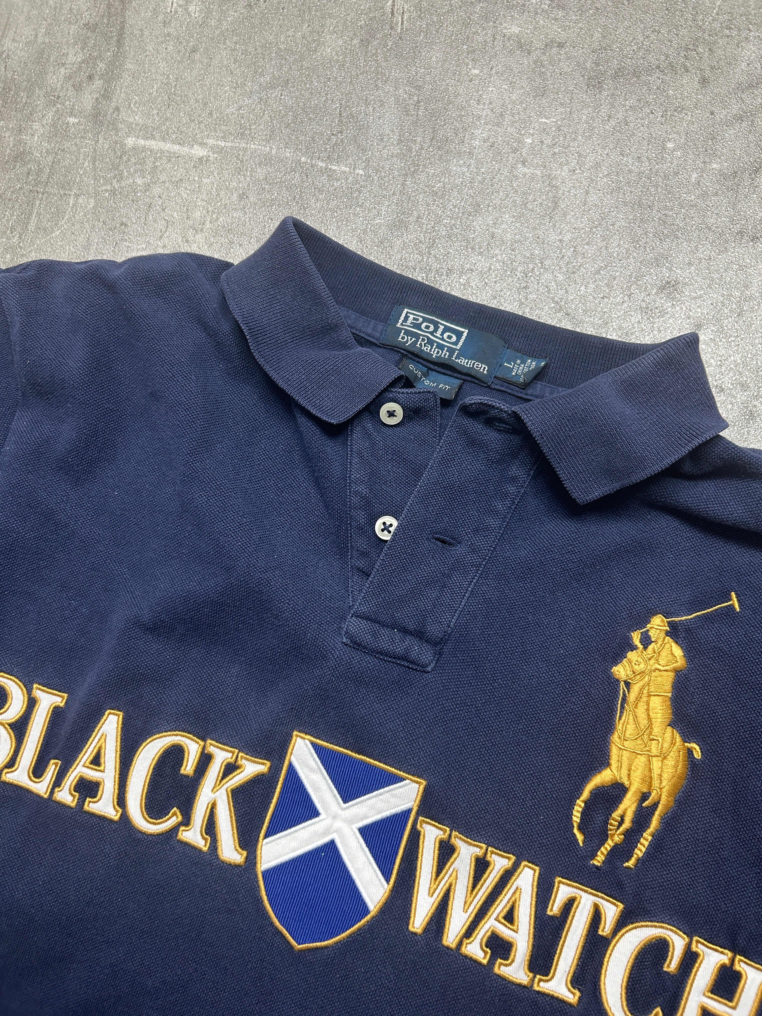 Vintage Ralph Lauren Chief Keef big Pony Polo (L-XL)