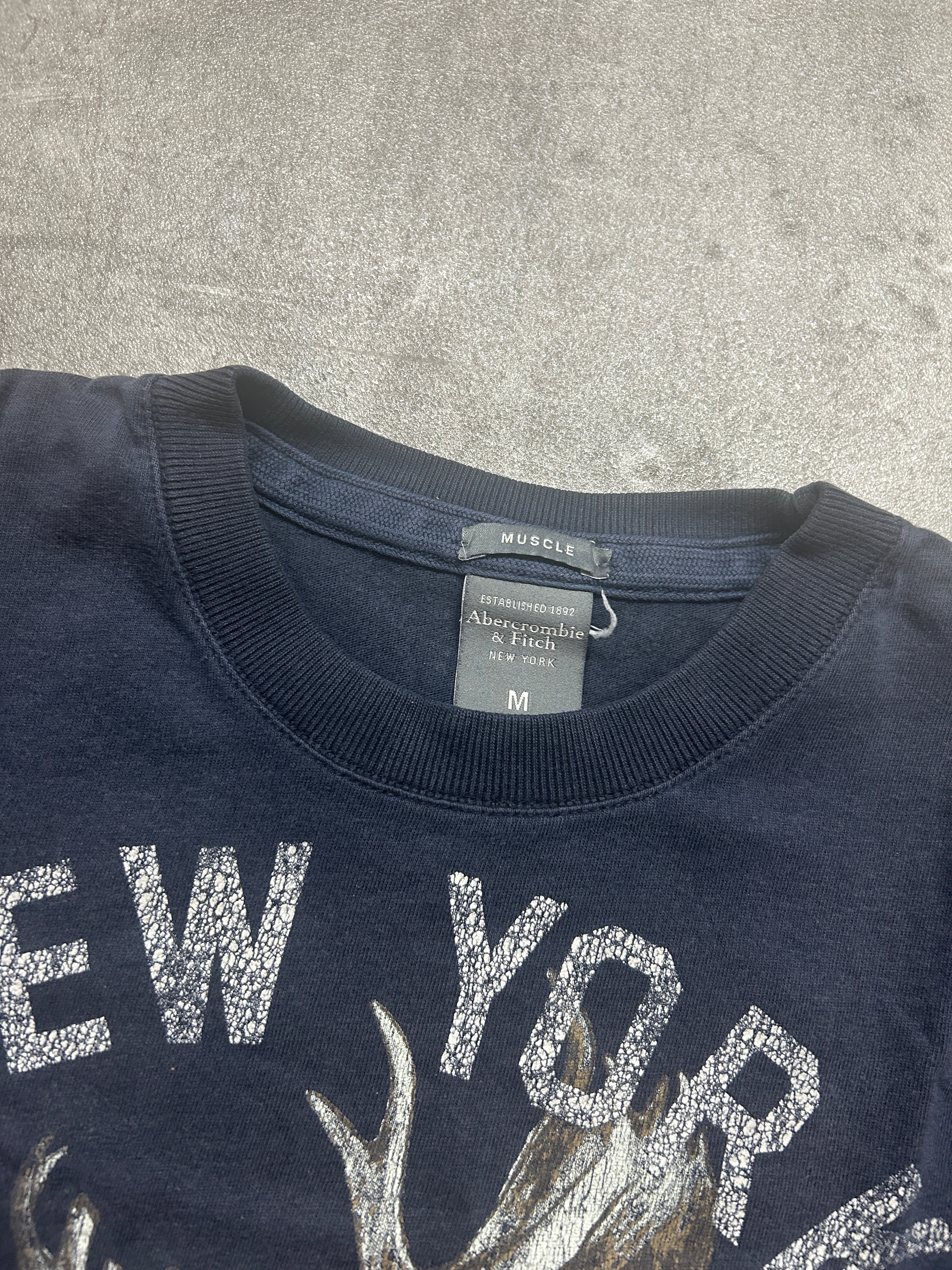 Vintage Abercrombie & Fitch Muscle T-Shirt (M)