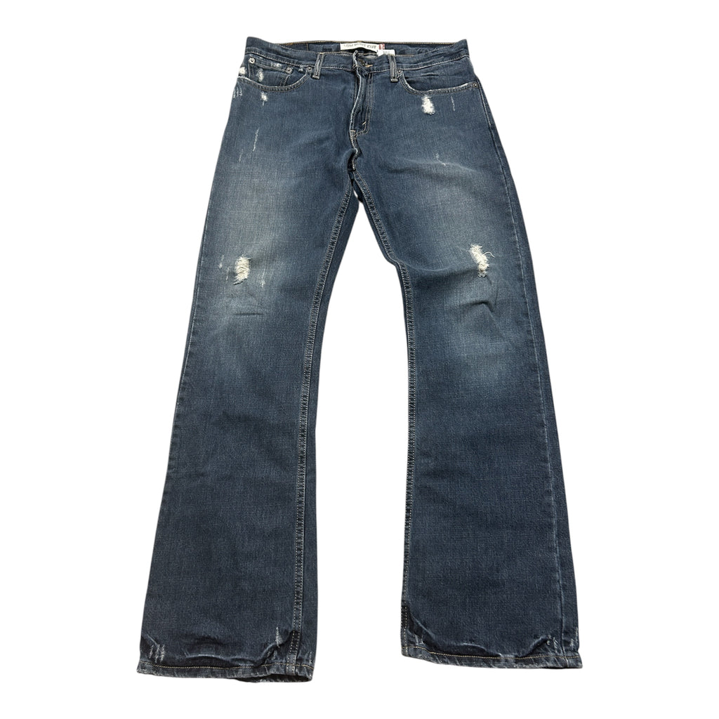 distressed Levis 527 Low Bootcut (W33 L33, M-L)