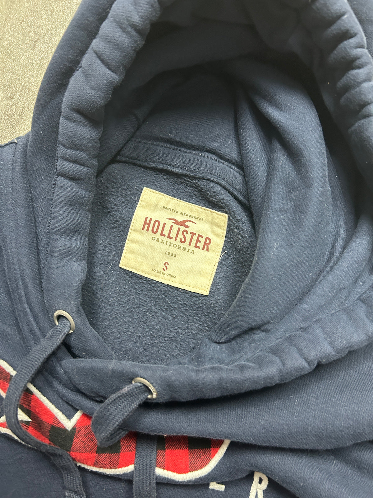 Hollister check pattern Hoodie (S)