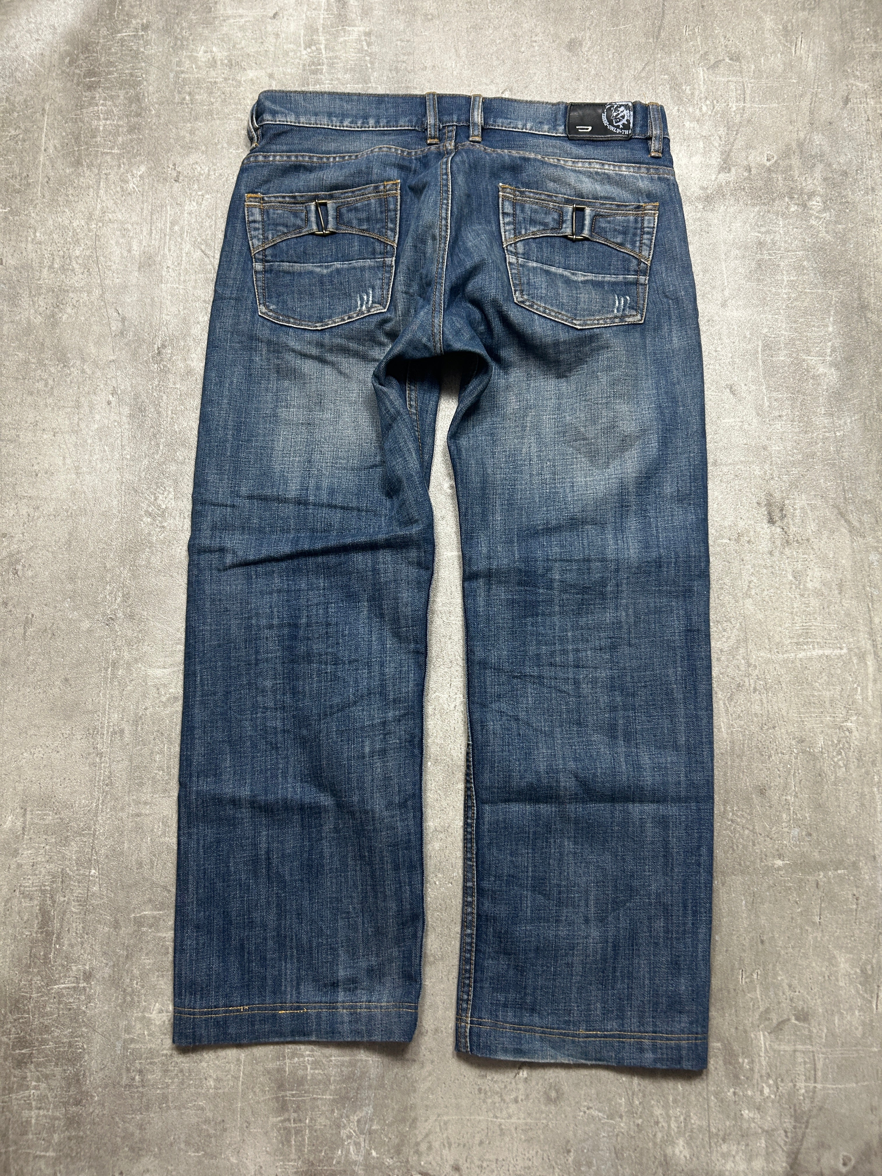 Straight Diesel Jeans (W34 L31, M-L)