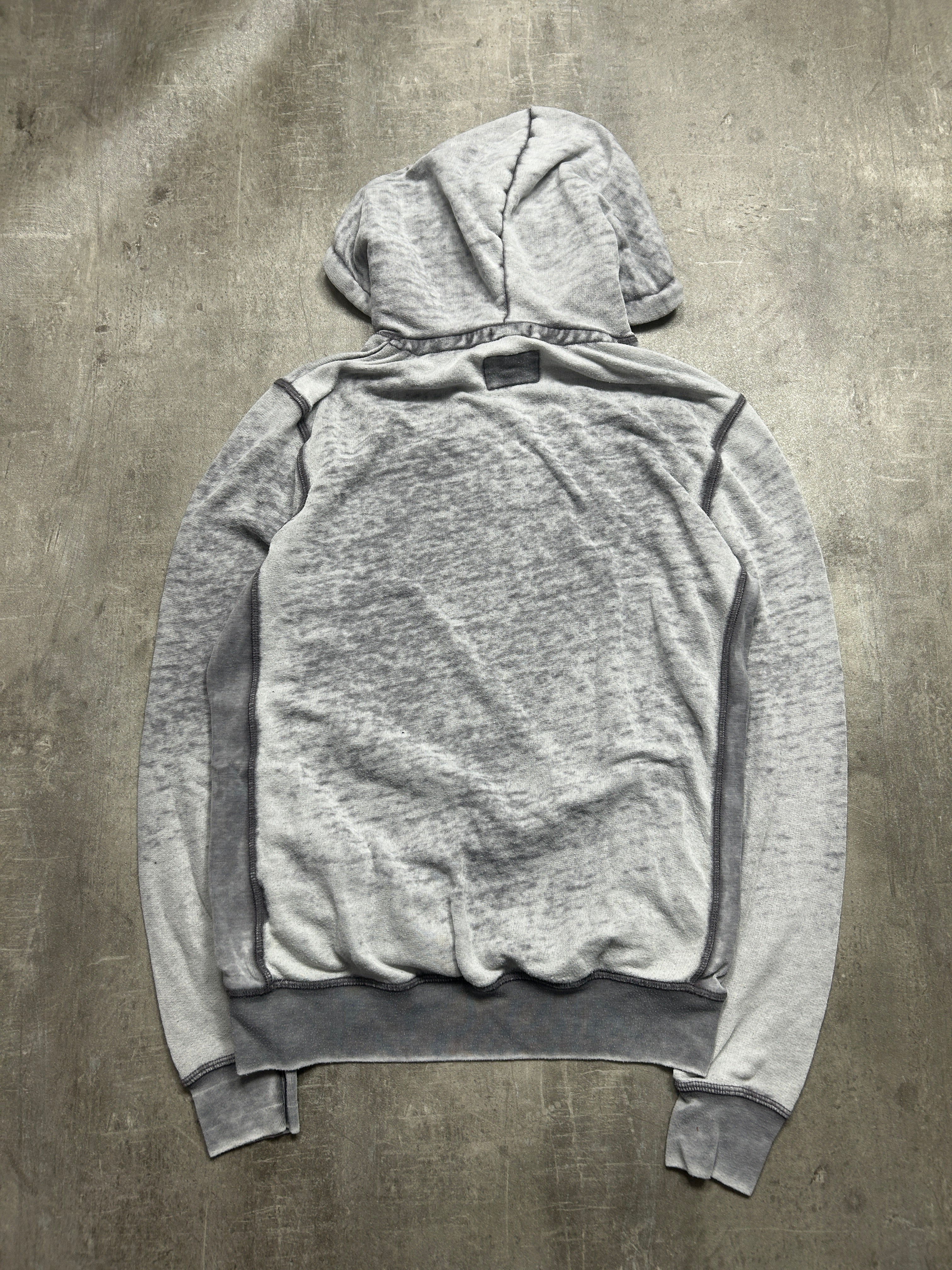 Pepe Jeans cropped UK Flag Hoodie (M)