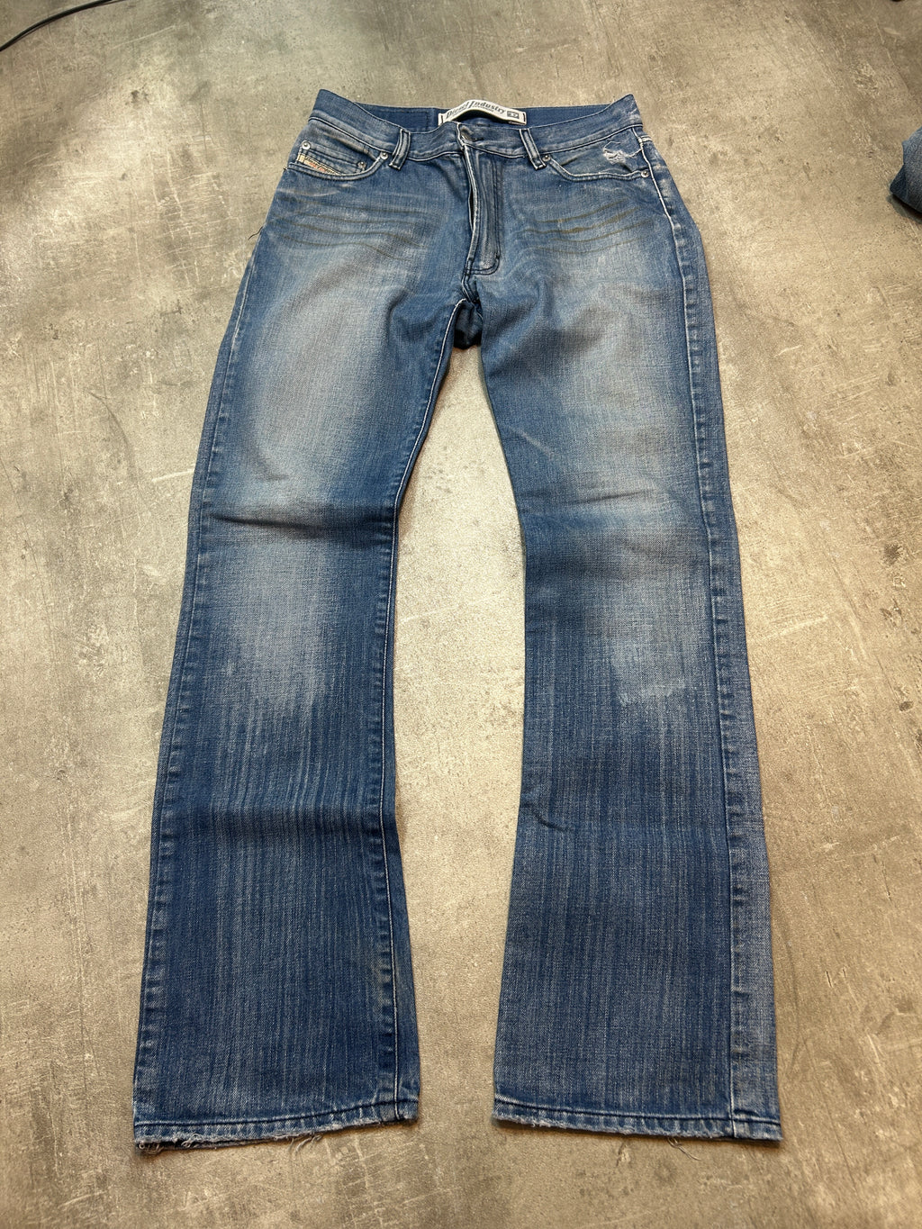 washed Diesel Vintage Bootcut Jeans (W30 L34, M)