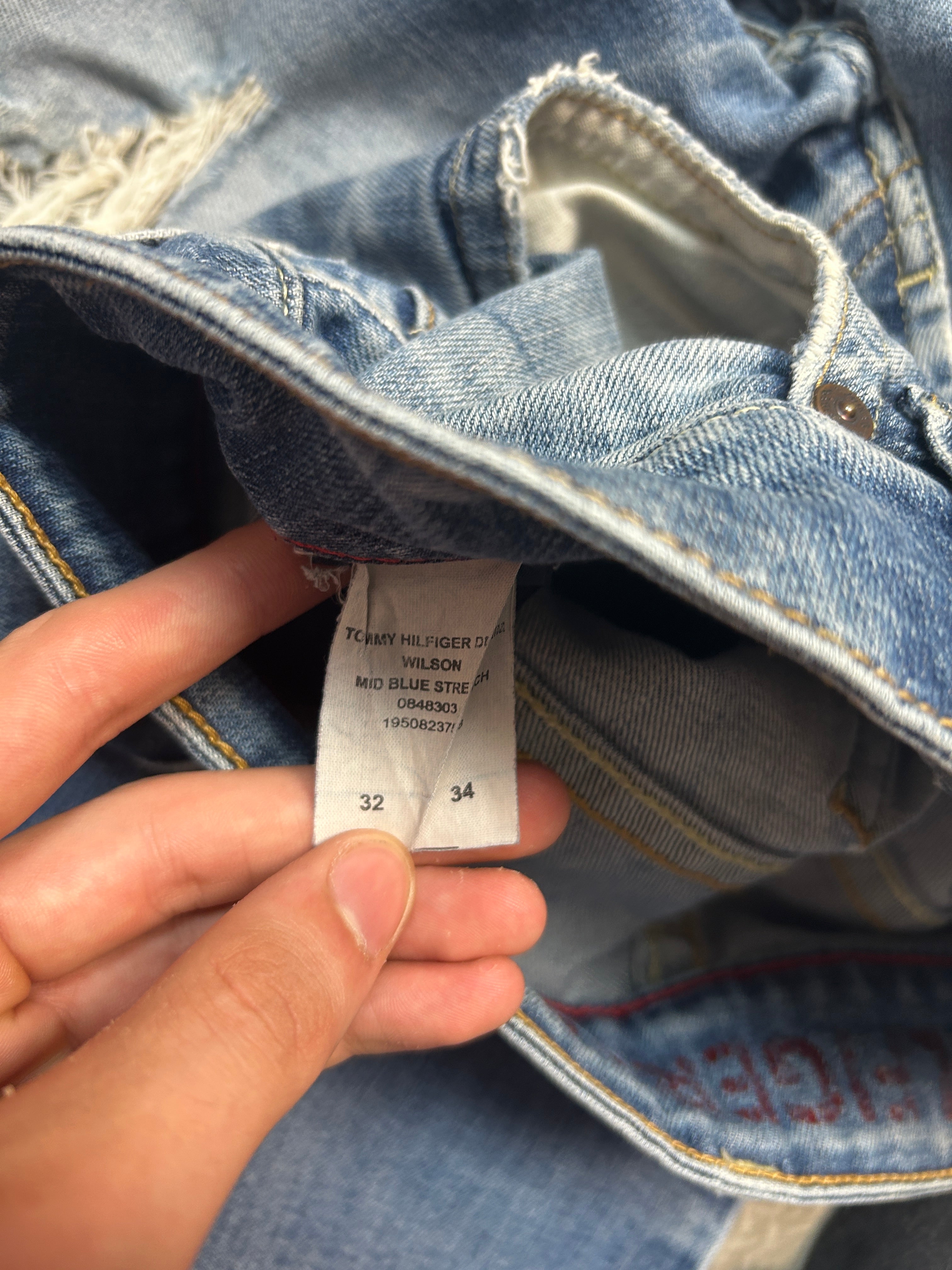Tommy Hilfiger slim Crash Denim (W33 L33, M-L)