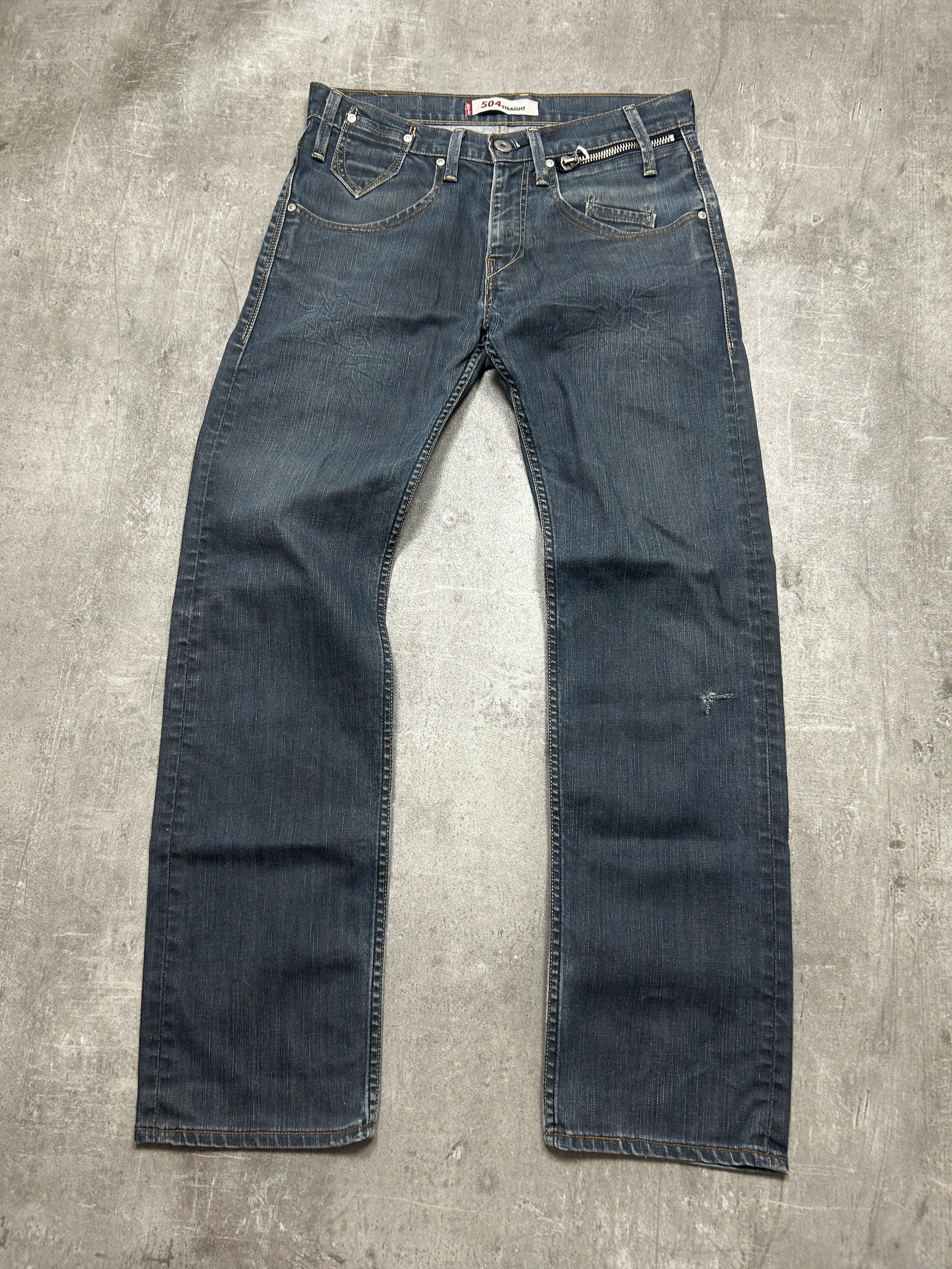 Levis 504 slim straight Jeans (W32 L32, M)