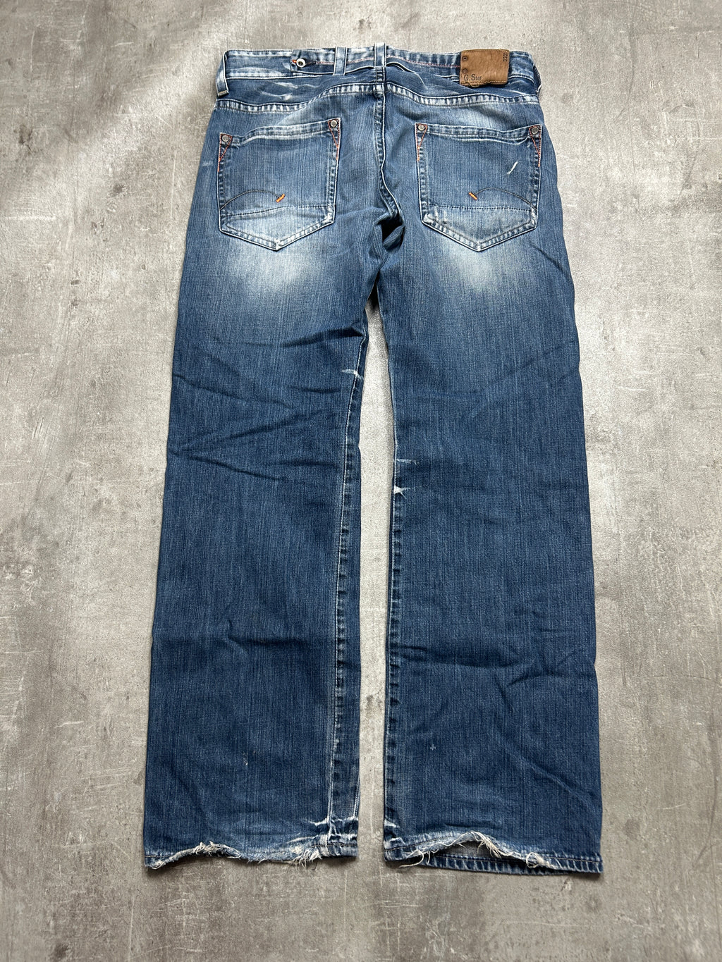 washed G Star straight Jeans (W36 L34, L)