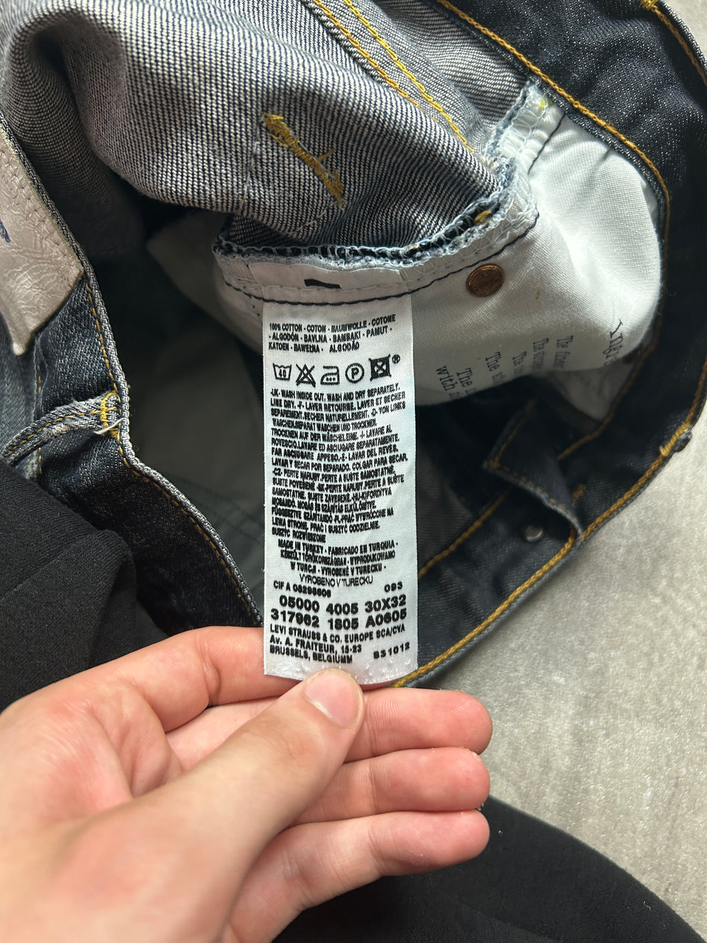rare Levis 5000 Blue Star Collection from April 2005 (W30 L32, S)