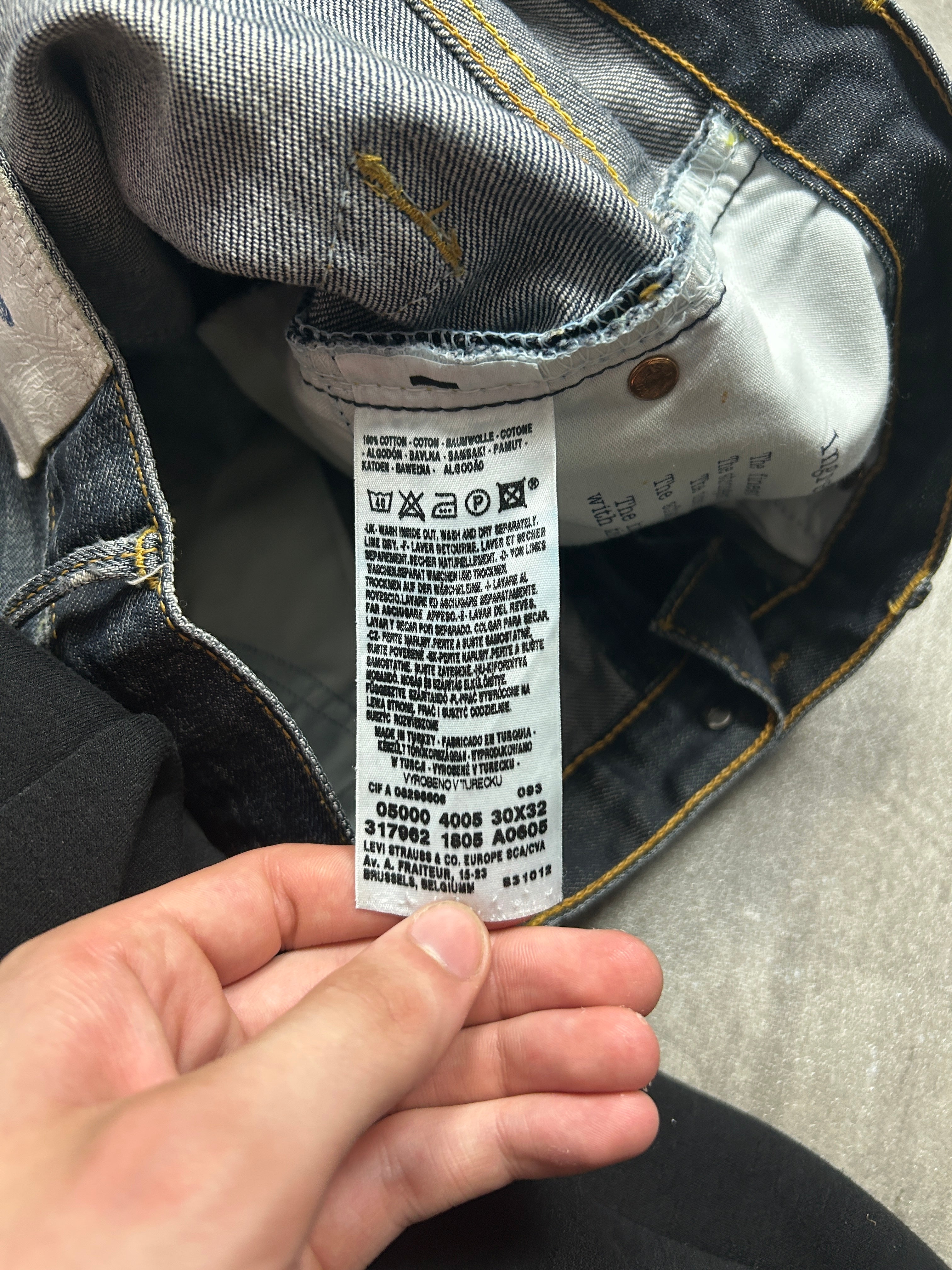 rare Levis 5000 Blue Star Collection from April 2005 (W30 L32, S)