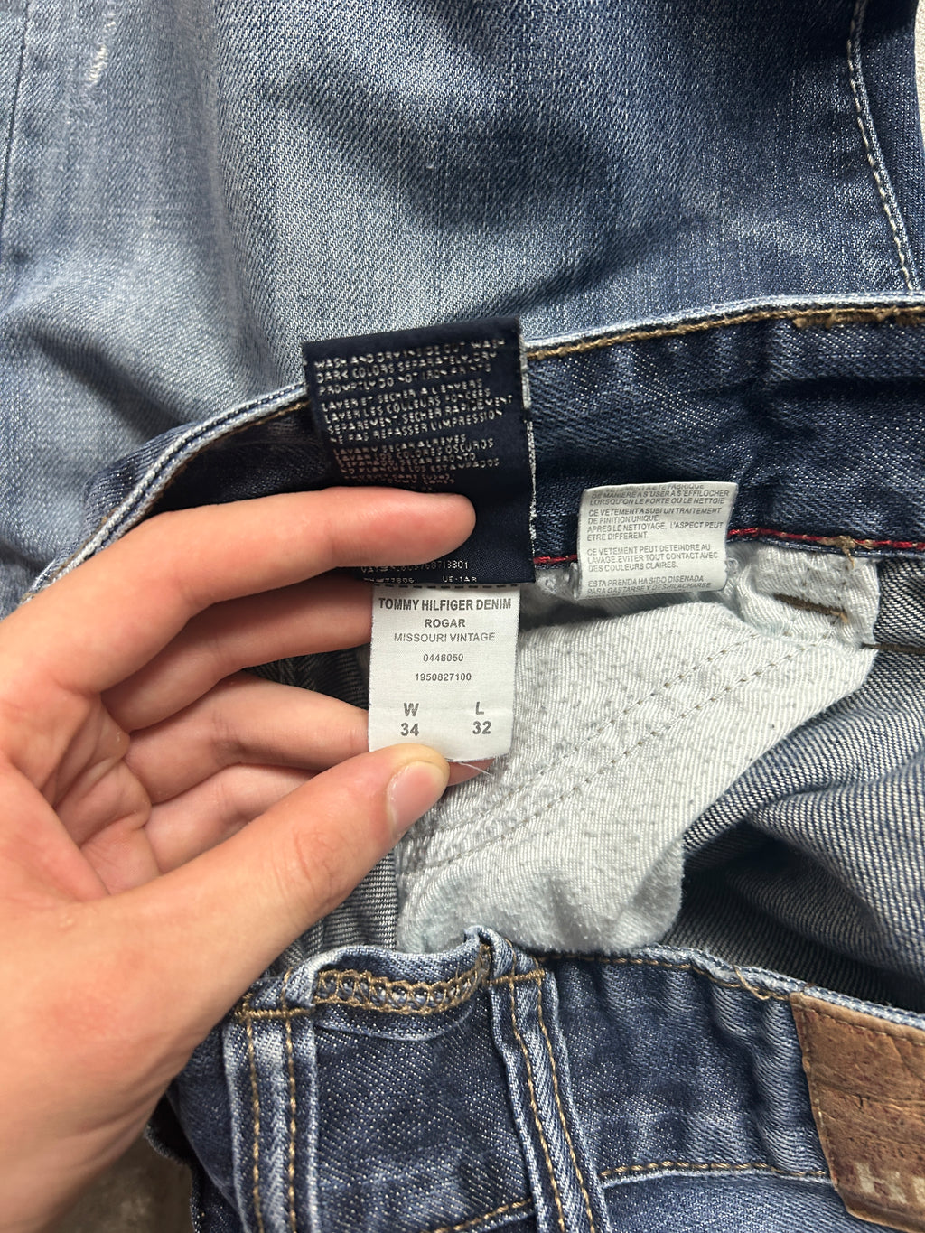 Straight washed Tommy Hilfiger Jeans (W33 L32, M)