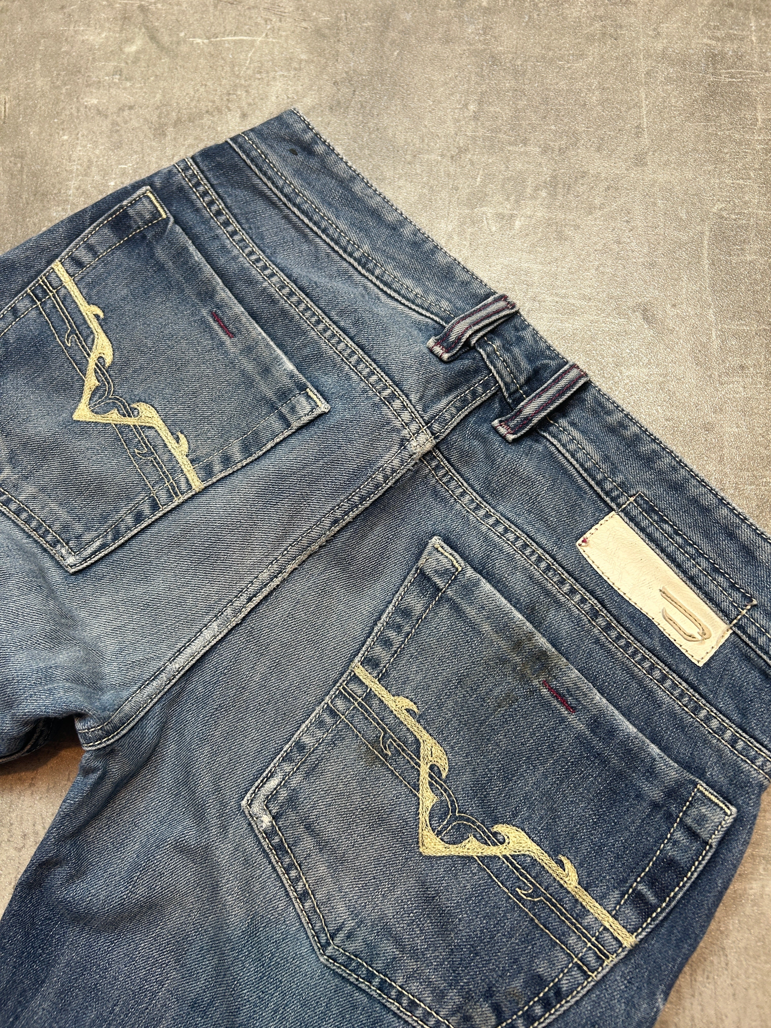 Diesel Backprint Bootcut Jeans (W31 L30, S)