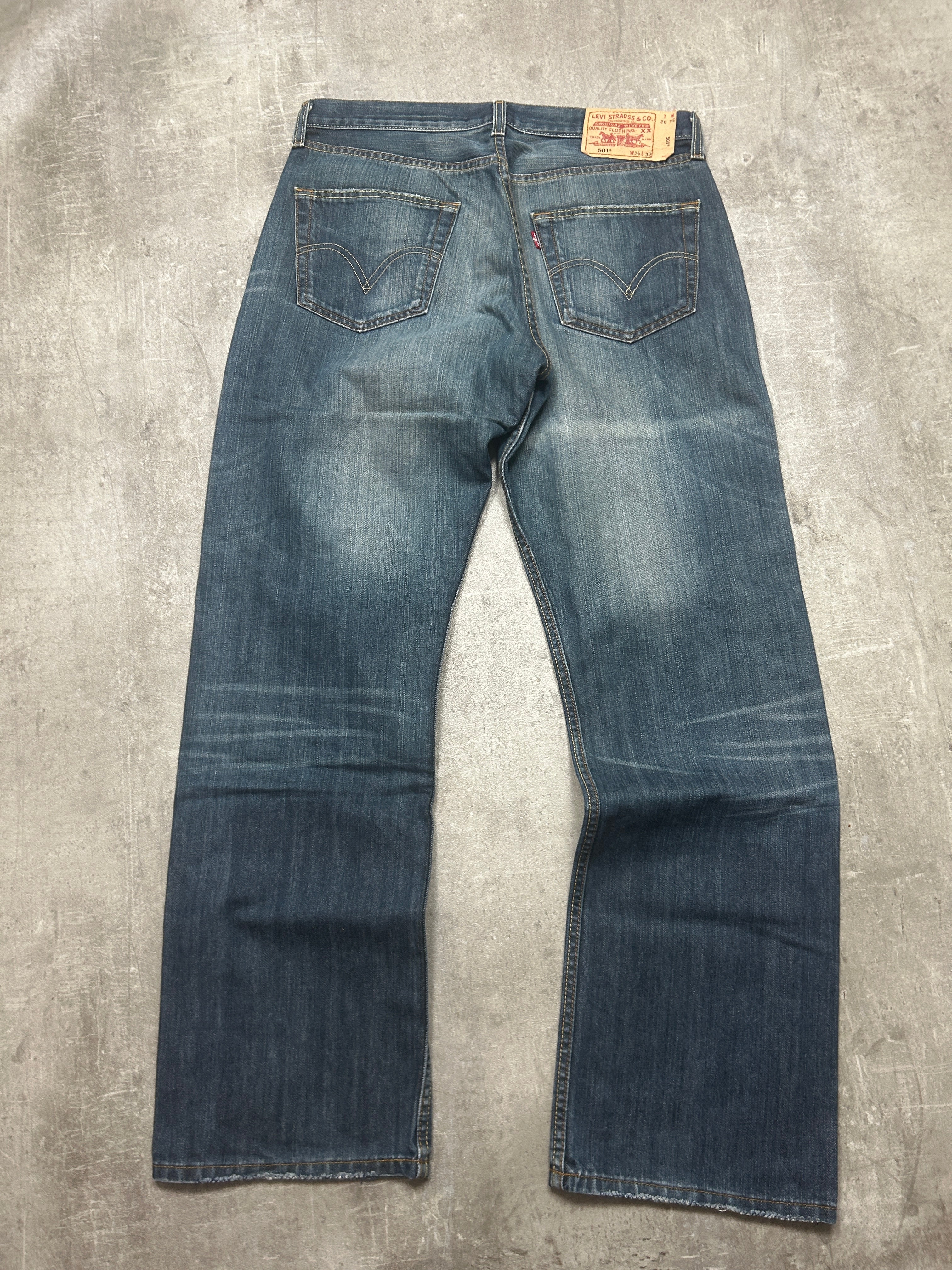 washed Levi’s 501