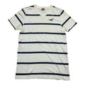 striped Hollister V-Neck T-Shirt (M)