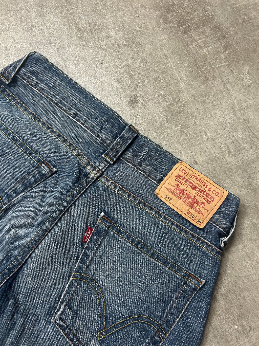 Levi's 512 Bootcut Jeans (W30 L34, S-M)